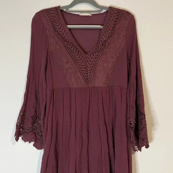 Altar'd State | Dresses | Altard State Flowy Vneck Bell Sleeve Burgundy Dress | Poshmark Altar'd State | Dresses | Altard State Flowy Vneck Bell Sleeve Burgundy Dress | Poshmark